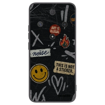 Picasee fekete szilikon tok az alábbi mobiltelefonokra Honor Magic6 Lite 5G - STICKERS x TAGS