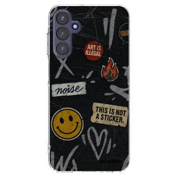 Picasee átlátszó szilikon tok az alábbi mobiltelefonokra Samsung Galaxy A15 A155F 4G - STICKERS x TAGS