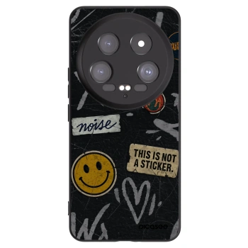 Picasee fekete szilikon tok az alábbi mobiltelefonokra Xiaomi 14 Ultra - STICKERS x TAGS