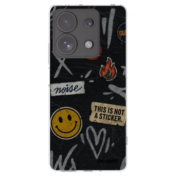 Picasee átlátszó szilikon tok az alábbi mobiltelefonokra Xiaomi Redmi Note 13 Pro 4G - STICKERS x TAGS