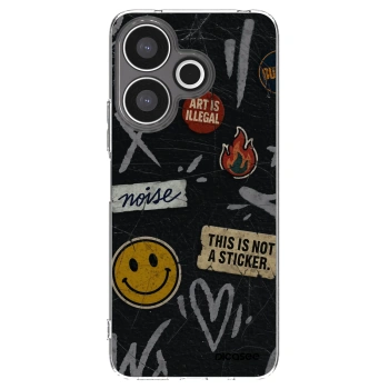 Picasee átlátszó szilikon tok az alábbi mobiltelefonokra Xiaomi Redmi 13 4G - STICKERS x TAGS