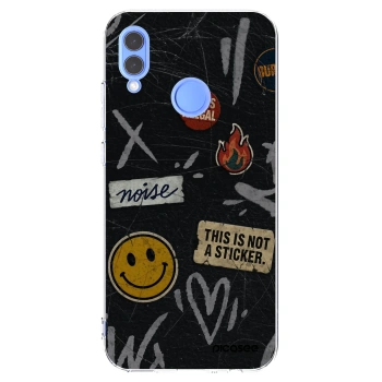 Picasee átlátszó szilikon tok az alábbi mobiltelefonokra Honor 10 Lite - STICKERS x TAGS