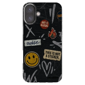 Picasee átlátszó szilikon tok az alábbi mobiltelefonokra Apple iPhone 16 Plus - STICKERS x TAGS