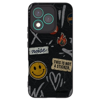Picasee fekete szilikon tok az alábbi mobiltelefonokra Honor 400 Lite 5G - STICKERS x TAGS