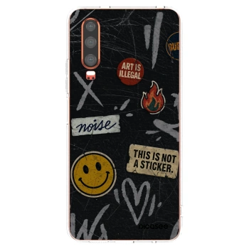 Picasee átlátszó szilikon tok az alábbi mobiltelefonokra Huawei P30 - STICKERS x TAGS