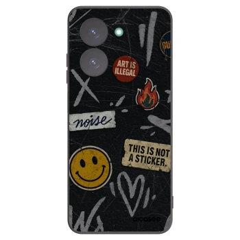 Picasee fekete szilikon tok az alábbi mobiltelefonokra Xiaomi Redmi A5 - STICKERS x TAGS