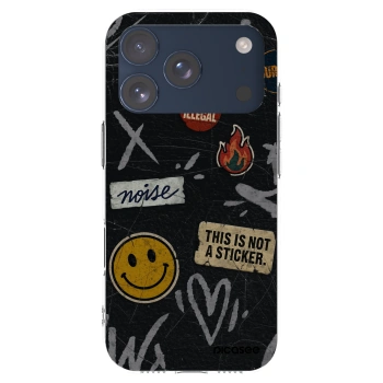 Picasee átlátszó szilikon tok az alábbi mobiltelefonokra Apple iPhone 17 Pro - STICKERS x TAGS