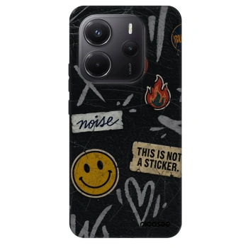 Szilikon tok erre a típusra Xiaomi Redmi Note 14 5G - STICKERS x TAGS