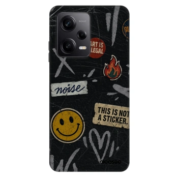 Szilikon tok erre a típusra Xiaomi Redmi Note 12 Pro+ 5G - STICKERS x TAGS