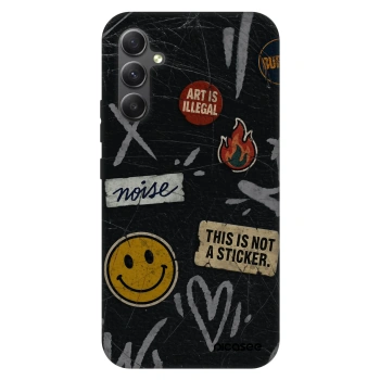 Szilikon tok erre a típusra Samsung Galaxy A34 5G A346B - STICKERS x TAGS