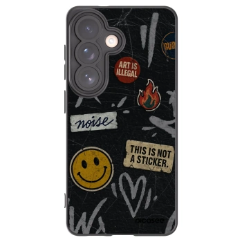 Picasee fekete szilikon tok az alábbi mobiltelefonokra Samsung Galaxy S26 - STICKERS x TAGS