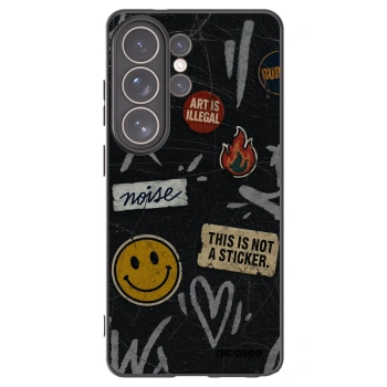 Picasee fekete szilikon tok az alábbi mobiltelefonokra Samsung Galaxy S26 Ultra - STICKERS x TAGS