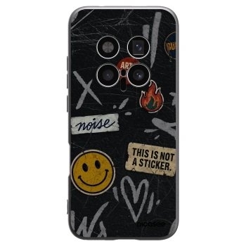 Picasee fekete szilikon tok az alábbi mobiltelefonokra Honor Magic8 Pro 5G - STICKERS x TAGS