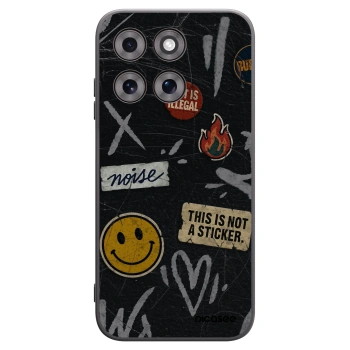 Picasee fekete szilikon tok az alábbi mobiltelefonokra Motorola Moto G77 - STICKERS x TAGS