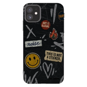 Picasee átlátszó szilikon tok az alábbi mobiltelefonokra Apple iPhone 11 - STICKERS x TAGS