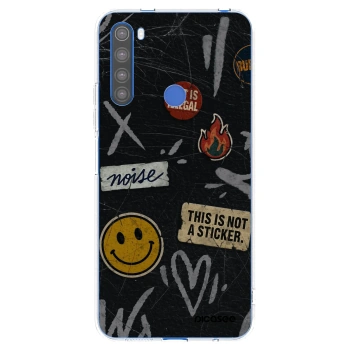 Picasee átlátszó szilikon tok az alábbi mobiltelefonokra Xiaomi Redmi Note 8T - STICKERS x TAGS