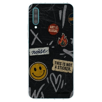 Picasee átlátszó szilikon tok az alábbi mobiltelefonokra Samsung Galaxy A30s A307F - STICKERS x TAGS
