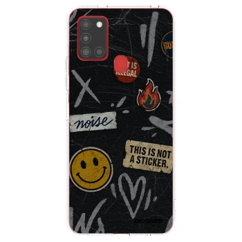 Picasee átlátszó szilikon tok az alábbi mobiltelefonokra Samsung Galaxy A21s - STICKERS x TAGS