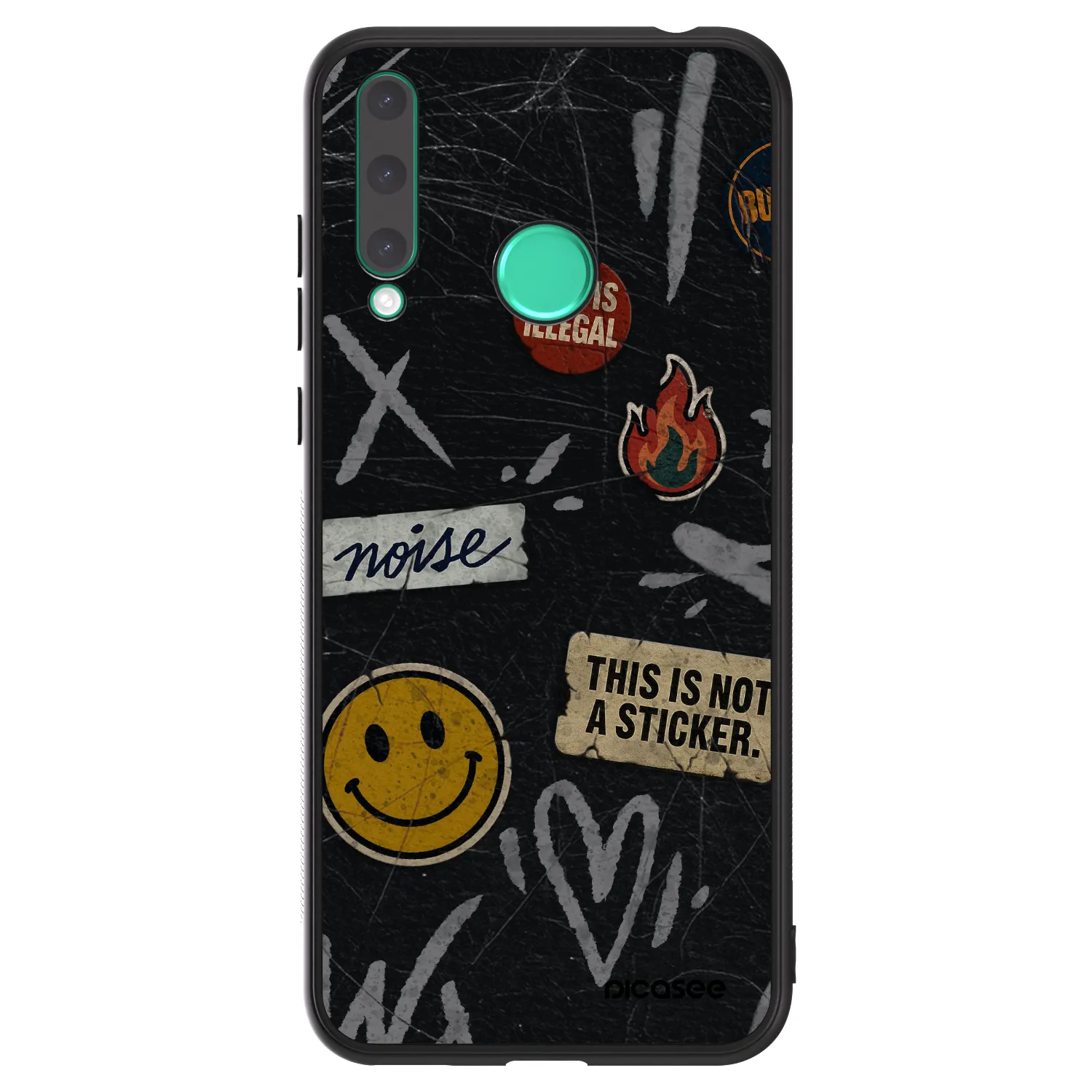 Picasee ULTIMATE CASE Honor 20 Lite - készülékre - STICKERS x TAGS