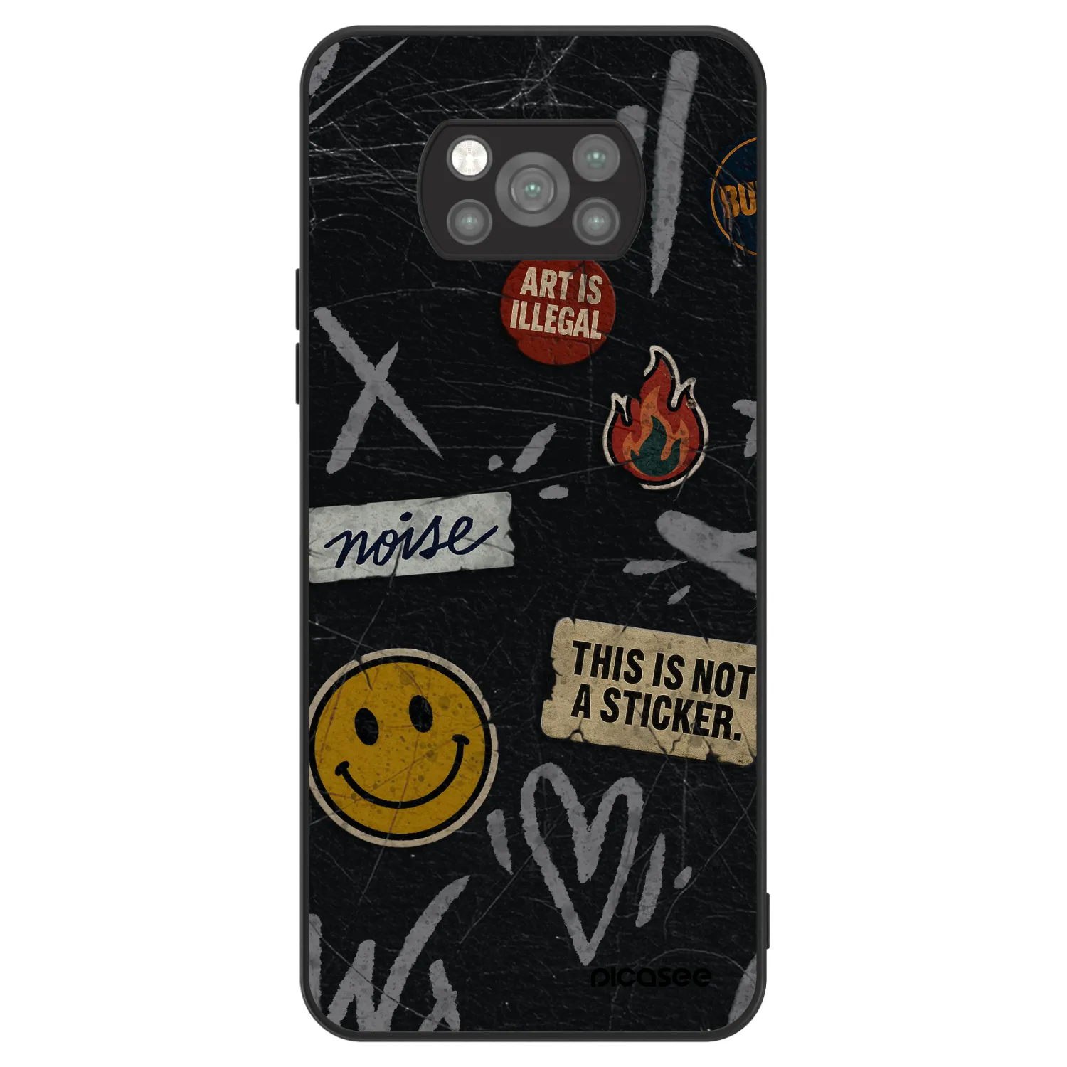Picasee ULTIMATE CASE Xiaomi Poco X3 Pro - készülékre - STICKERS x TAGS
