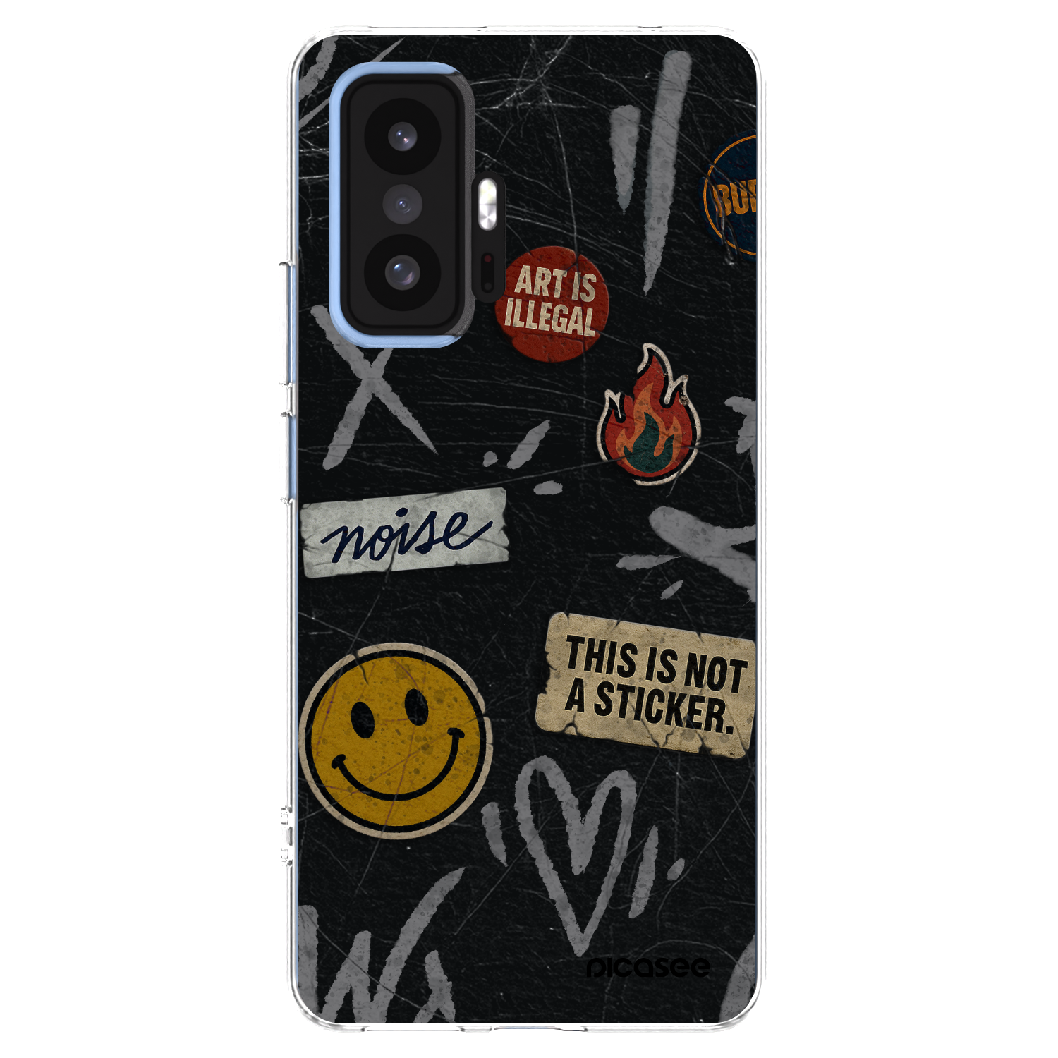Picasee átlátszó szilikon tok az alábbi mobiltelefonokra Xiaomi 11T Pro - STICKERS x TAGS