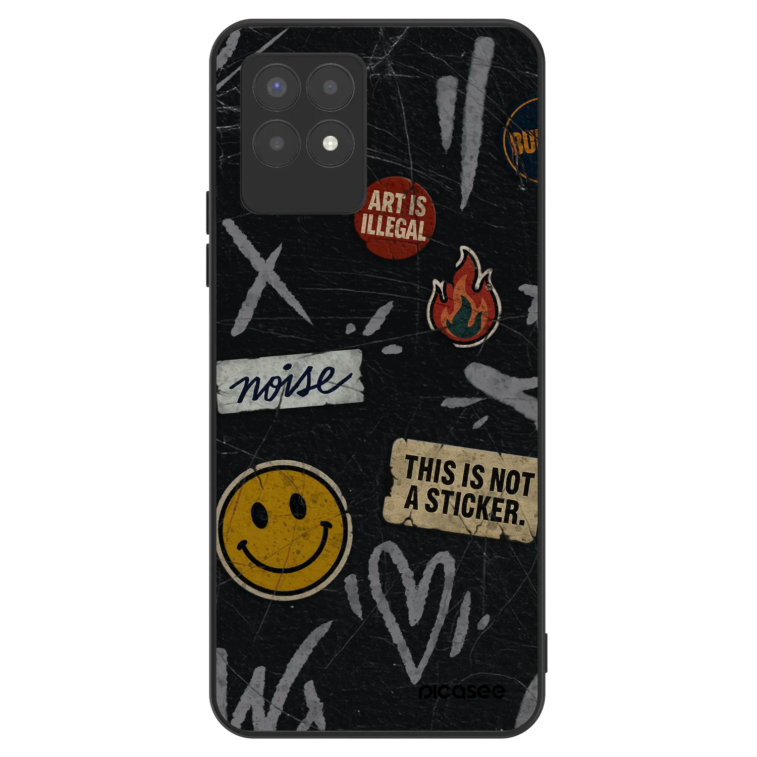 Picasee ULTIMATE CASE Realme 8i - készülékre - STICKERS x TAGS