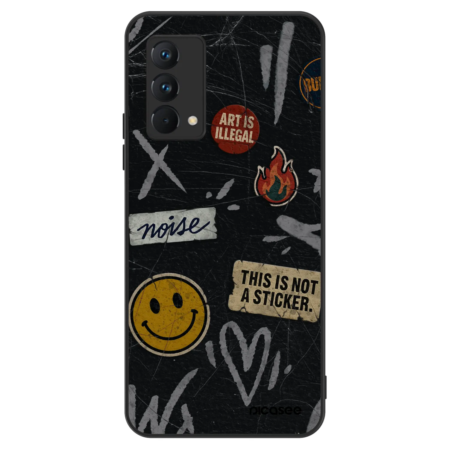 Picasee ULTIMATE CASE Realme GT Master Edition 5G - készülékre - STICKERS x TAGS