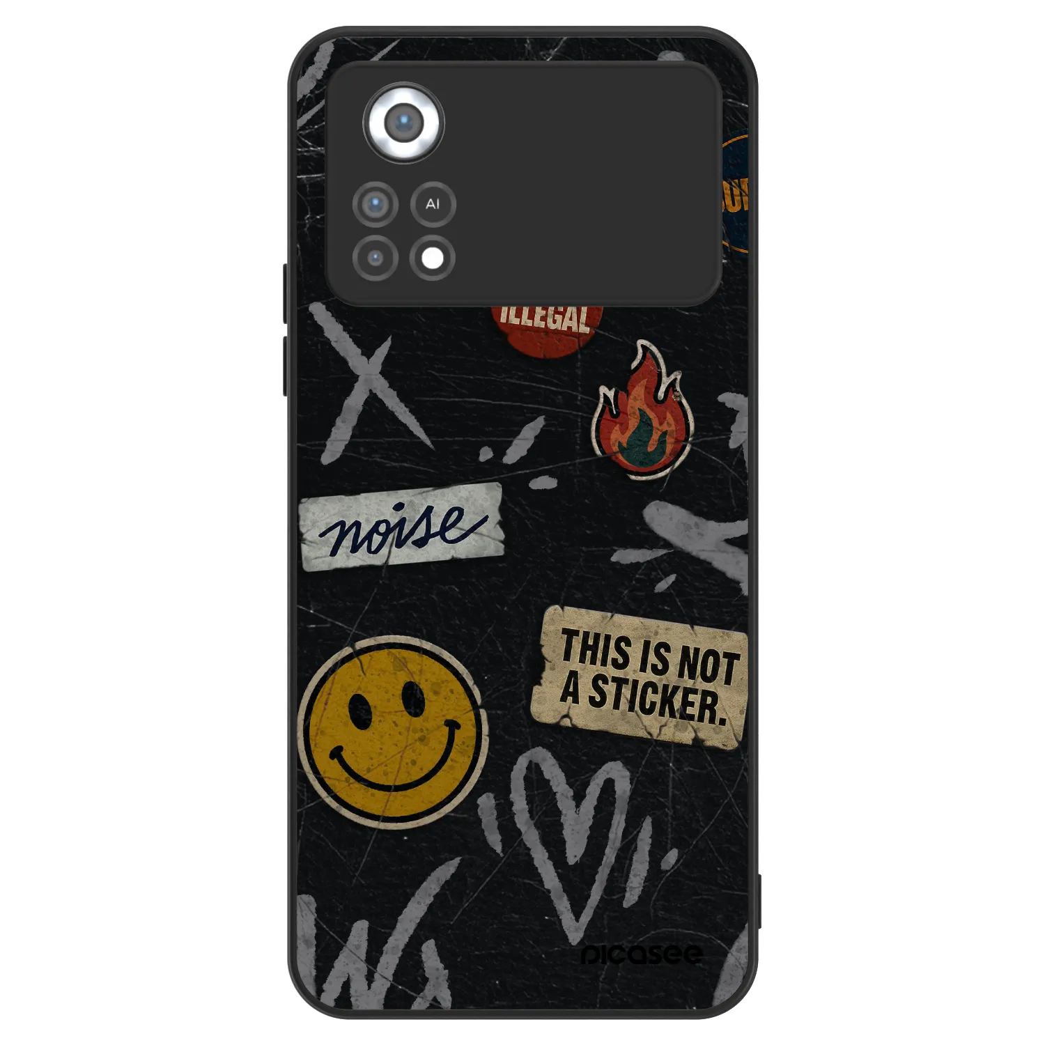 Picasee ULTIMATE CASE Xiaomi Poco X4 Pro 5G - készülékre - STICKERS x TAGS