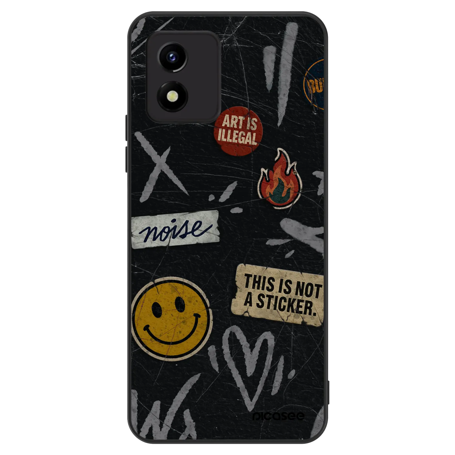 Picasee ULTIMATE CASE Vivo Y01 - készülékre - STICKERS x TAGS