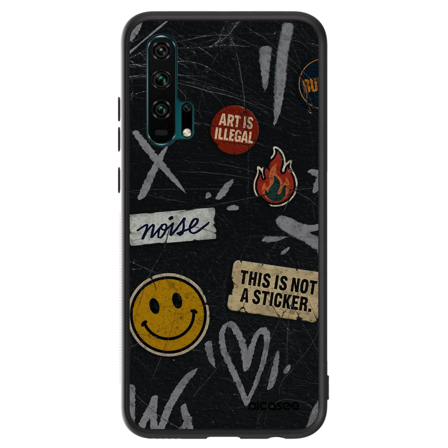 Picasee ULTIMATE CASE Honor 20 Pro - készülékre - STICKERS x TAGS