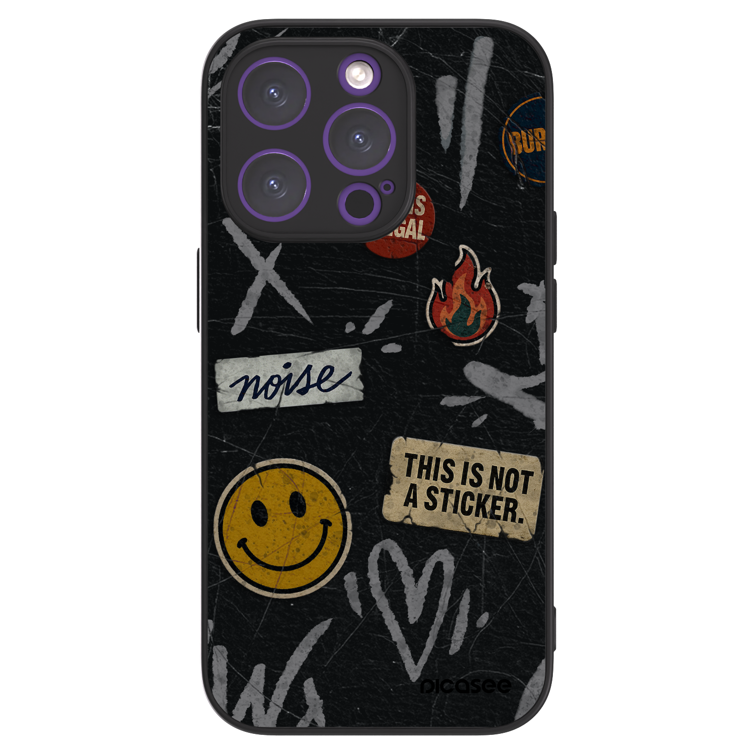 Picasee ULTIMATE CASE Apple iPhone 14 Pro - készülékre - STICKERS x TAGS