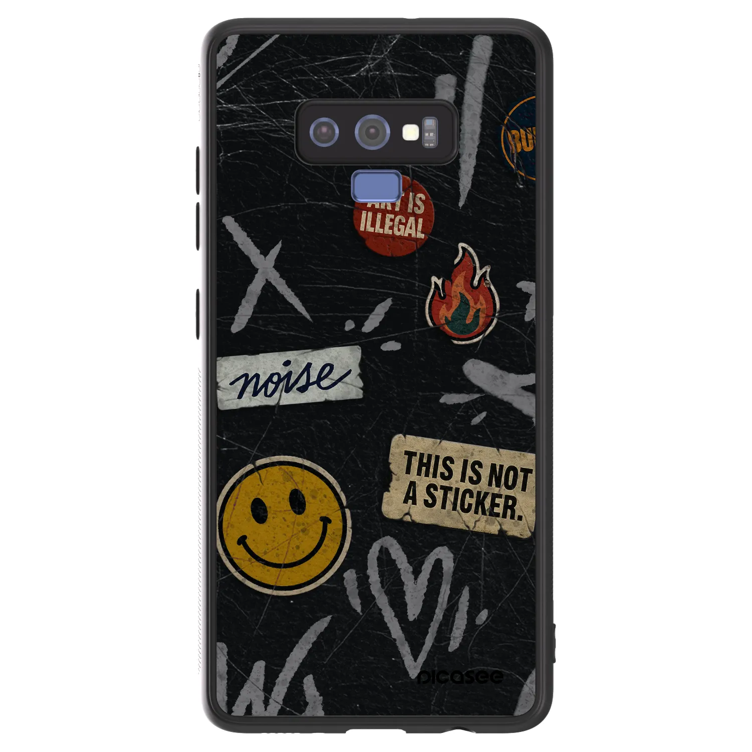 Picasee ULTIMATE CASE Samsung Galaxy Note 9 N960F - készülékre - STICKERS x TAGS