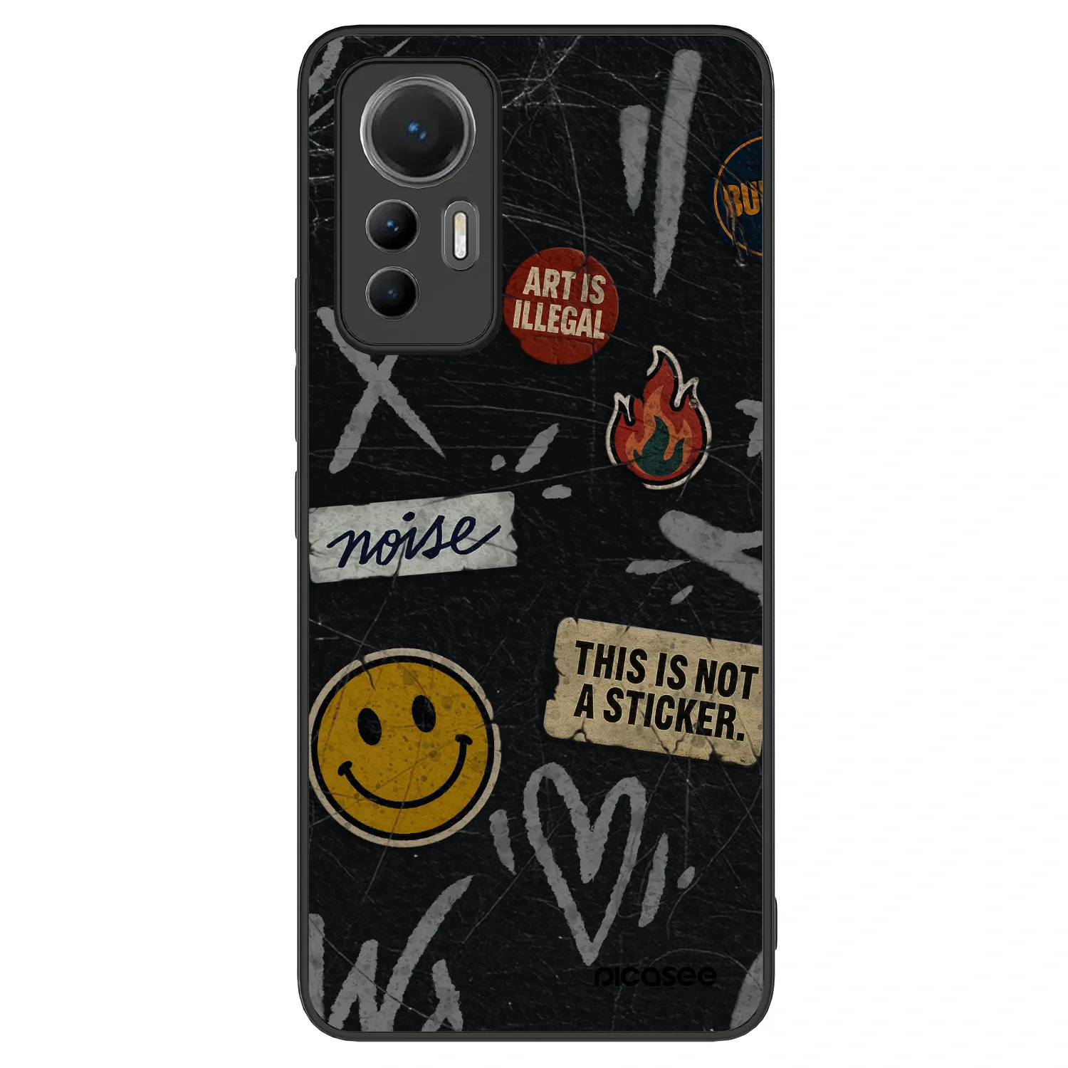 Picasee ULTIMATE CASE Xiaomi 12 Lite - készülékre - STICKERS x TAGS