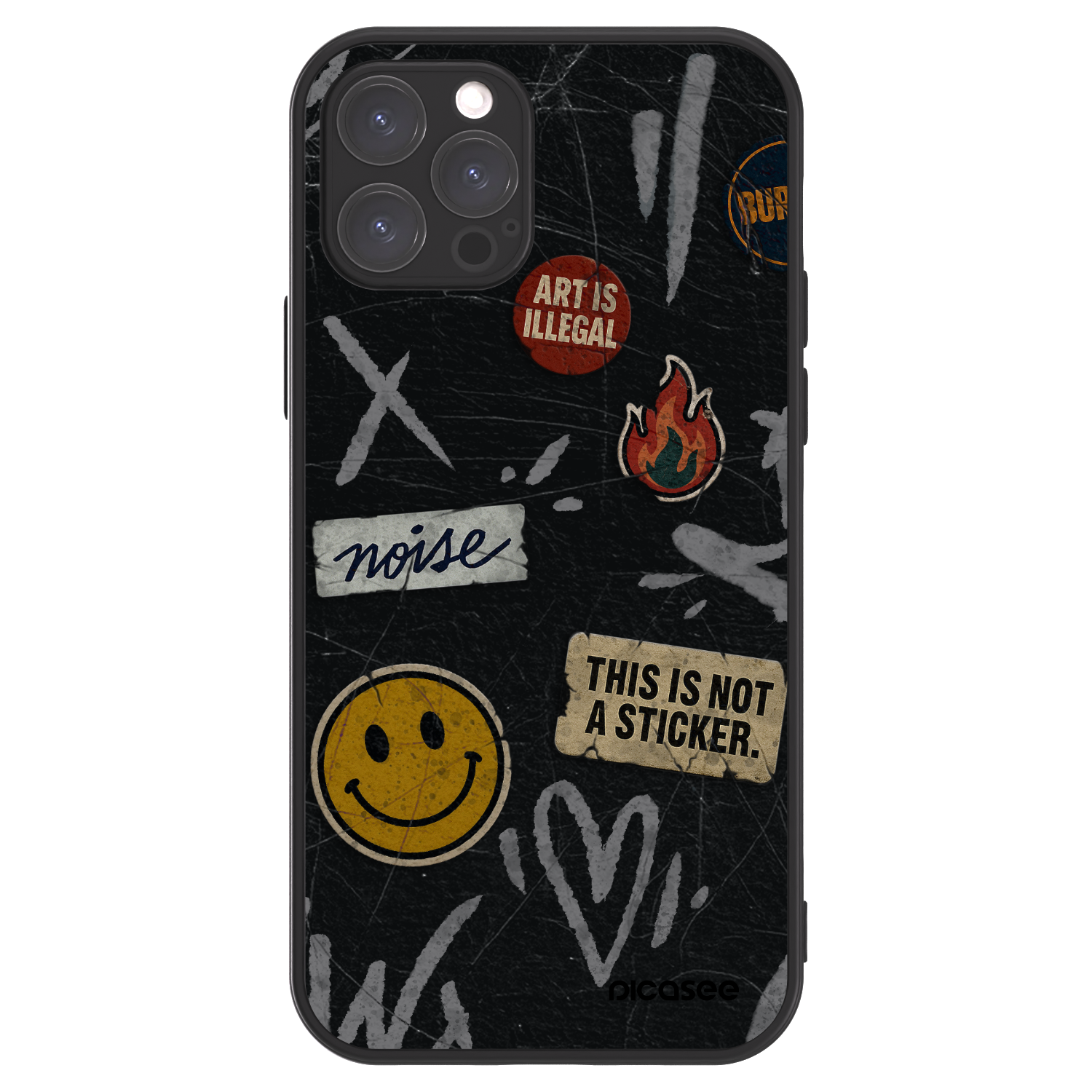 Picasee ULTIMATE CASE MagSafe Apple iPhone 12 Pro - készülékre - STICKERS x TAGS