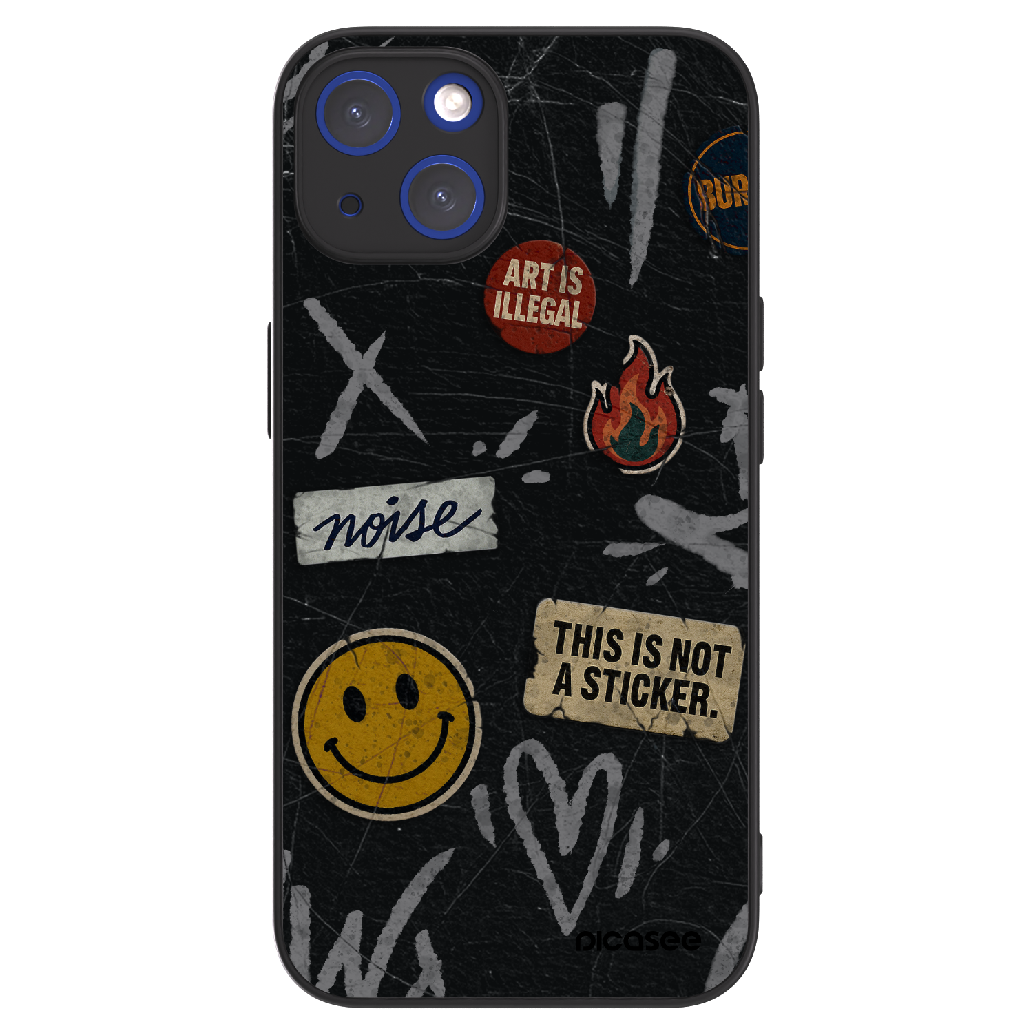 Picasee ULTIMATE CASE MagSafe Apple iPhone 14 - készülékre - STICKERS x TAGS