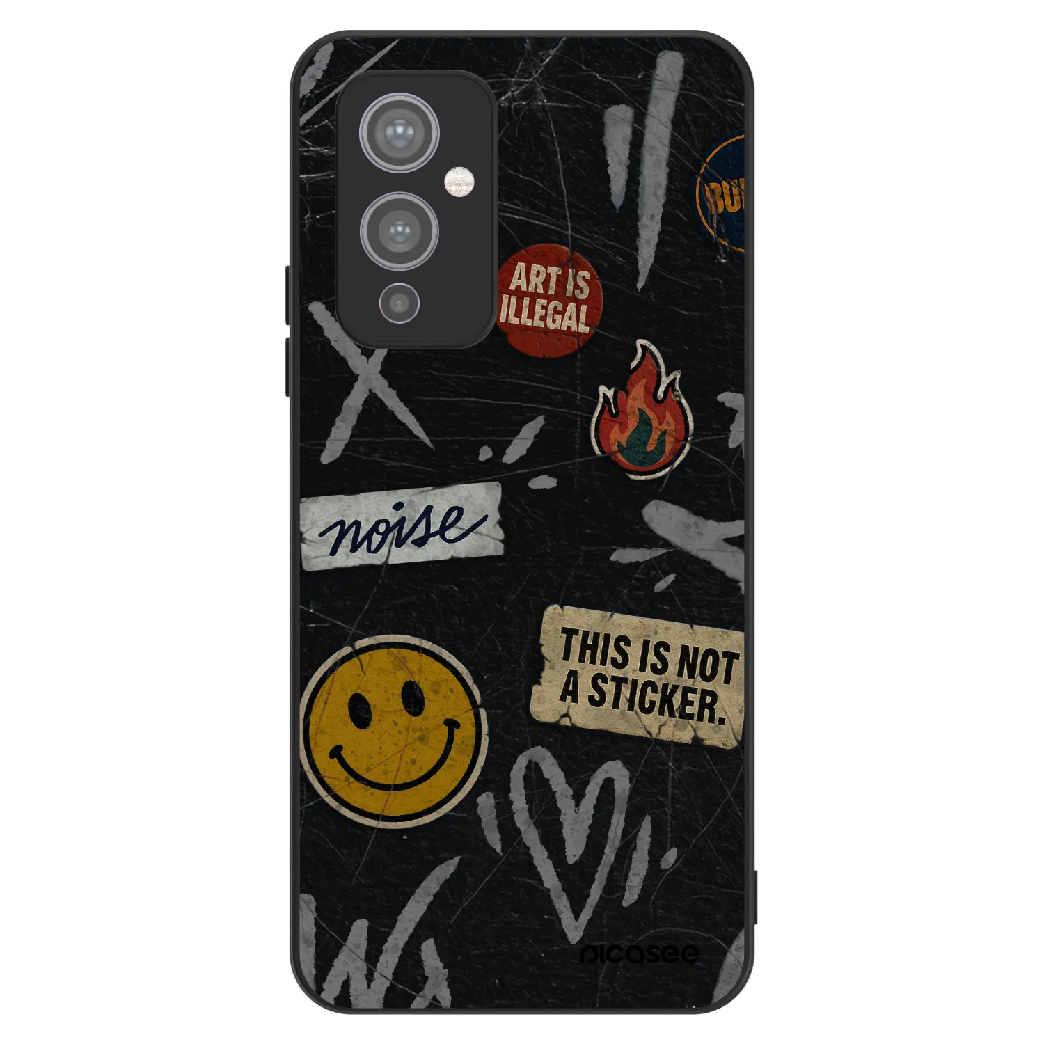 Picasee ULTIMATE CASE OnePlus 9 - készülékre - STICKERS x TAGS