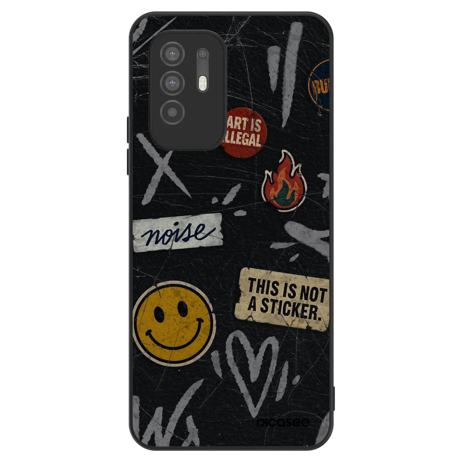 Picasee ULTIMATE CASE OPPO A94 5G - készülékre - STICKERS x TAGS