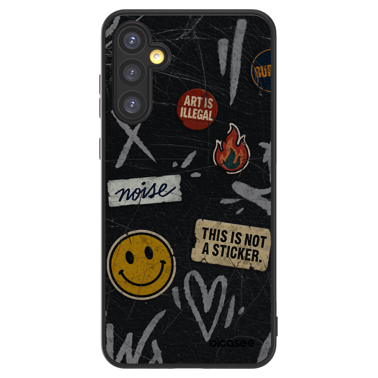 Picasee ULTIMATE CASE Samsung Galaxy A34 5G A346B - készülékre - STICKERS x TAGS