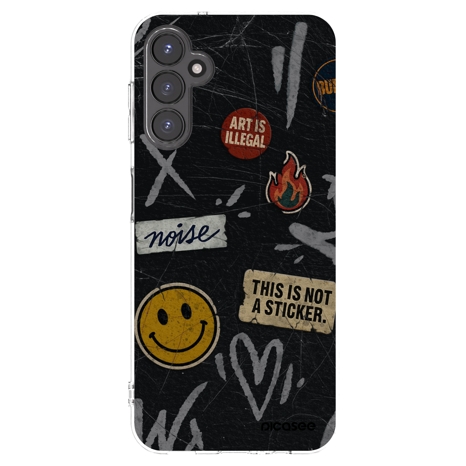 Picasee átlátszó szilikon tok az alábbi mobiltelefonokra Samsung Galaxy A14 5G A146P - STICKERS x TAGS