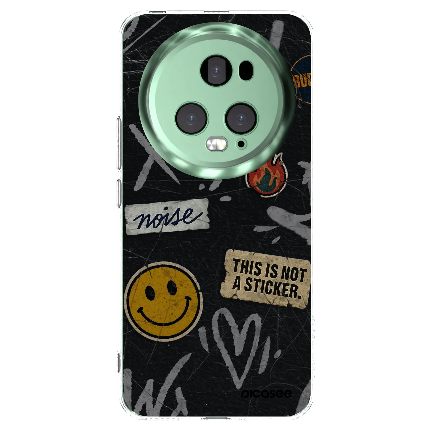 Picasee átlátszó szilikon tok az alábbi mobiltelefonokra Honor Magic5 Pro - STICKERS x TAGS