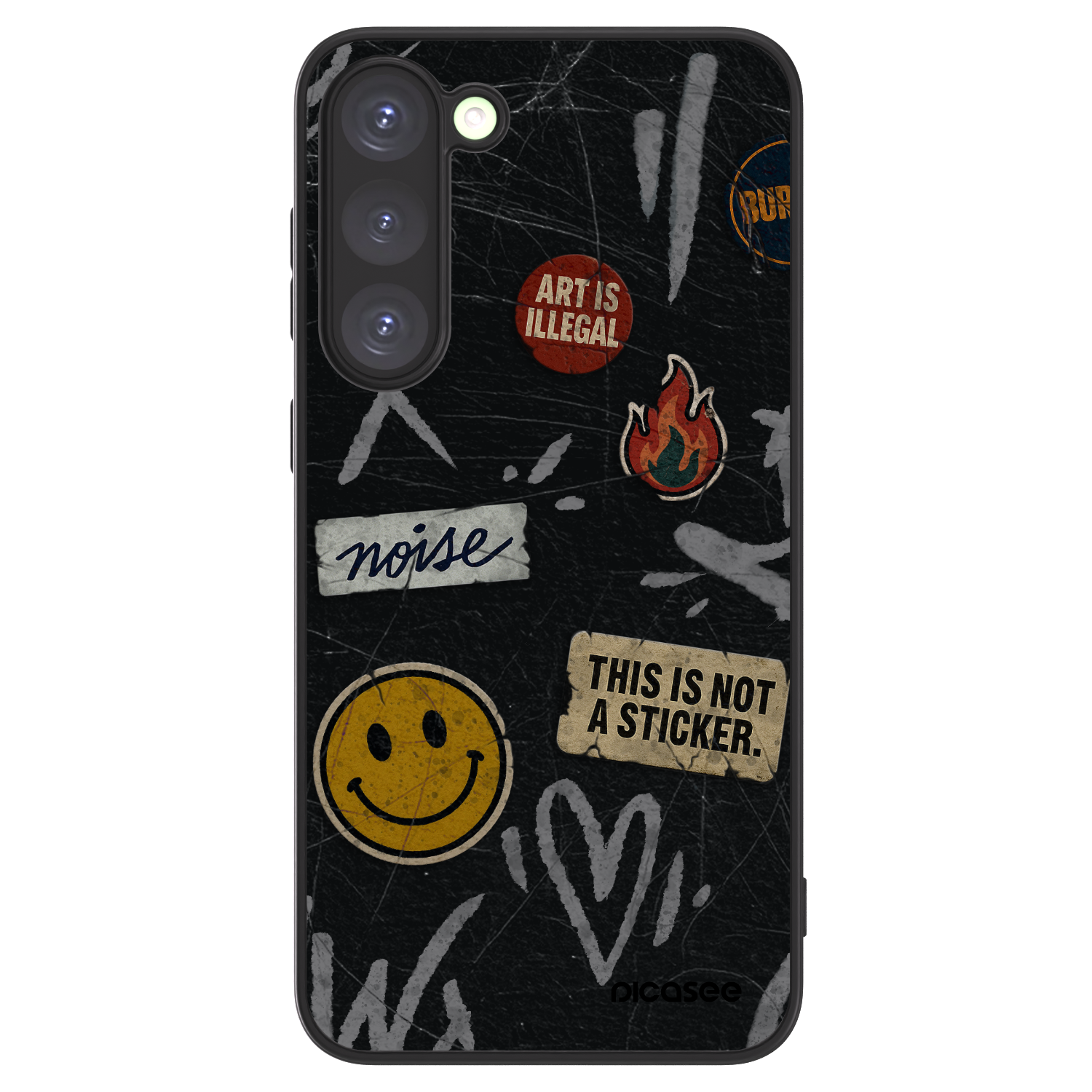 Picasee ULTIMATE CASE PowerShare Samsung Galaxy S23+ 5G - készülékre - STICKERS x TAGS