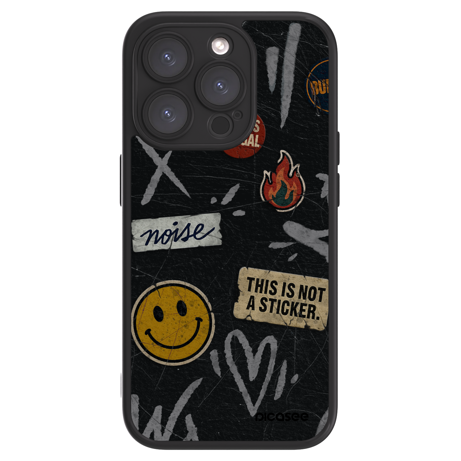 Picasee ULTIMATE CASE Apple iPhone 15 Pro - készülékre - STICKERS x TAGS