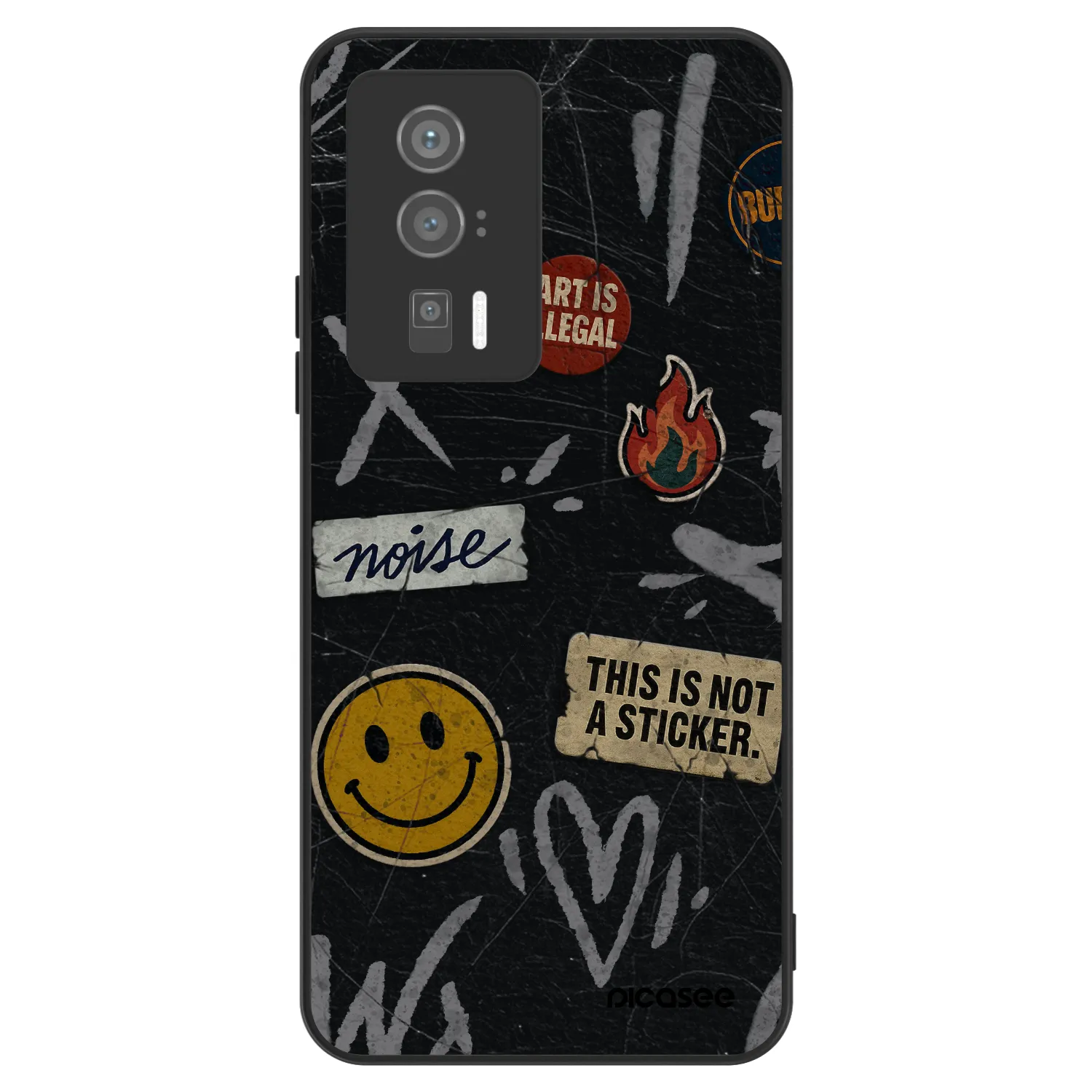 Picasee ULTIMATE CASE Xiaomi Poco F5 Pro 5G - készülékre - STICKERS x TAGS