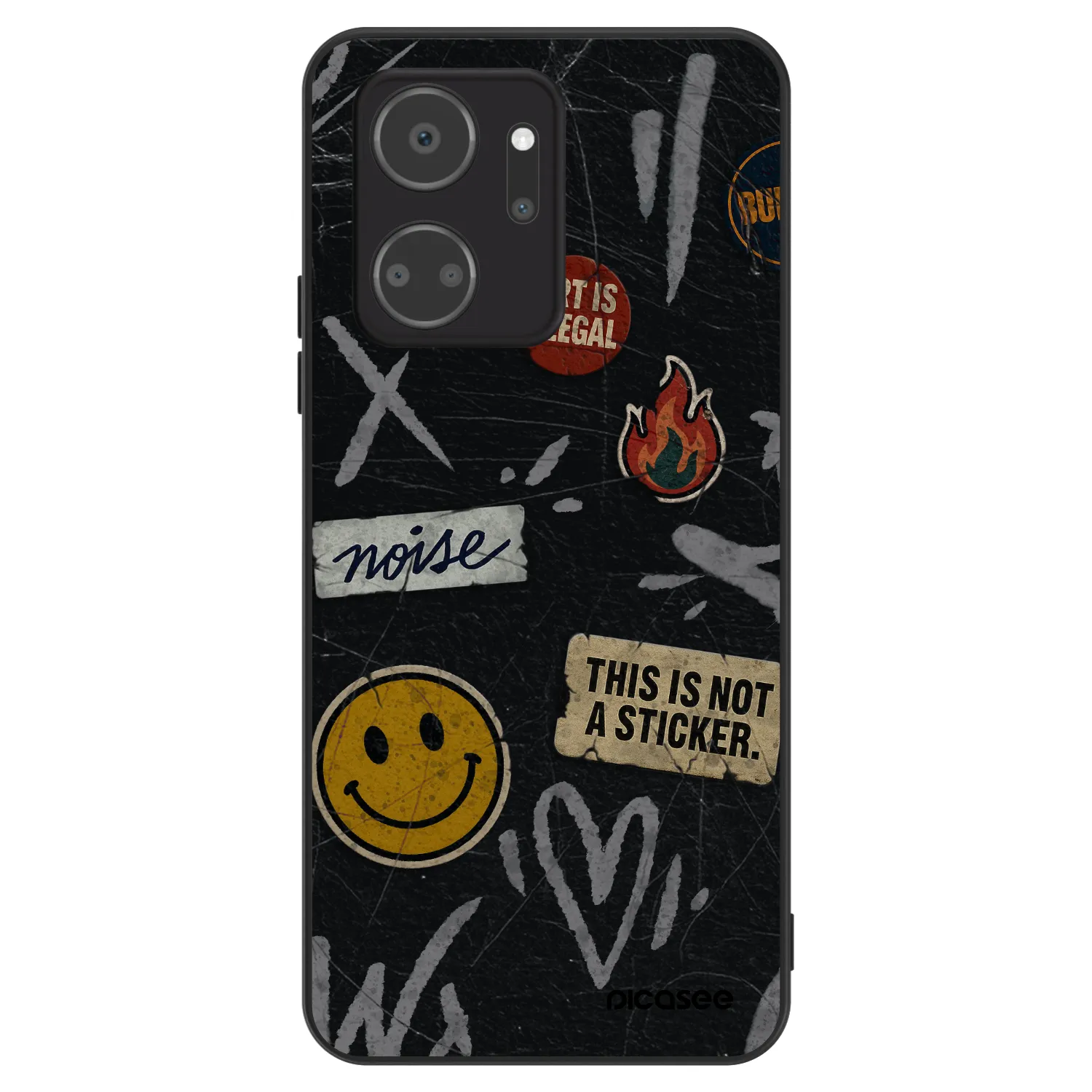 Picasee ULTIMATE CASE Honor X7a - készülékre - STICKERS x TAGS