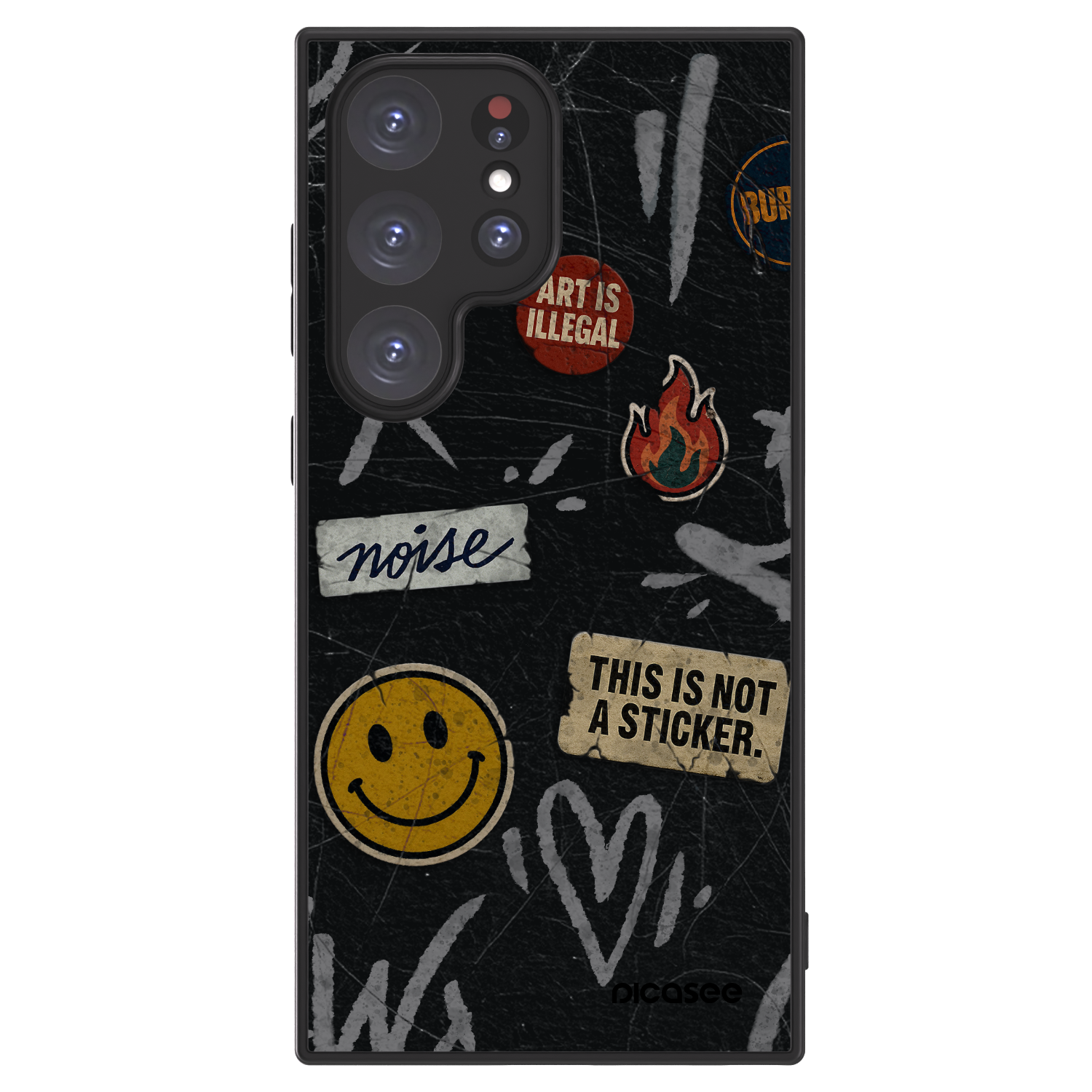 Picasee ULTIMATE CASE Samsung Galaxy S24 Ultra S928B 5G - készülékre - STICKERS x TAGS