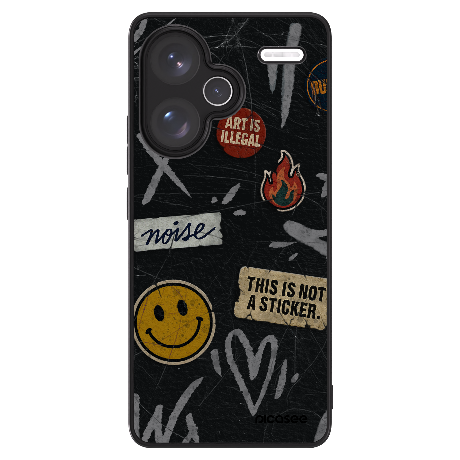 Picasee ULTIMATE CASE Xiaomi Redmi Note 13 Pro+ 5G - készülékre - STICKERS x TAGS