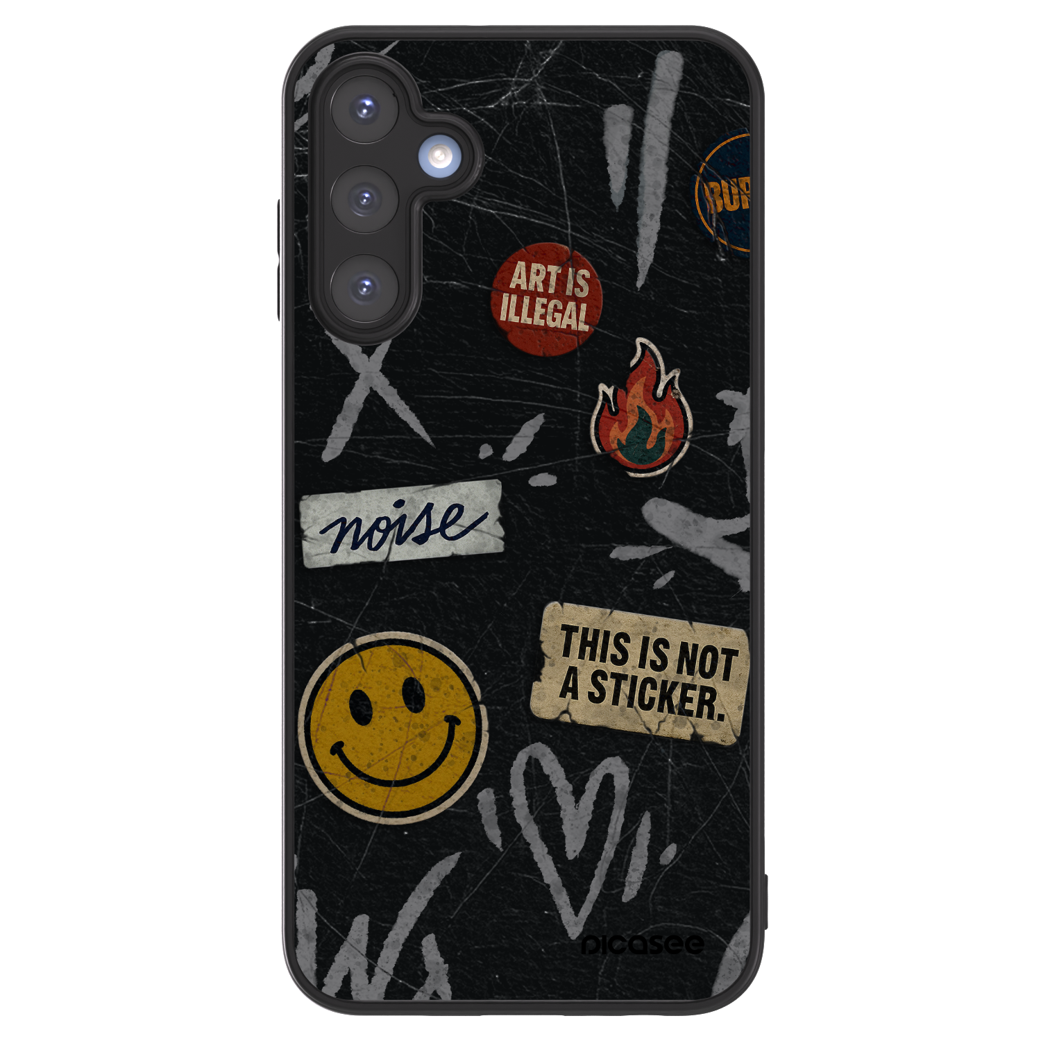 Picasee ULTIMATE CASE Samsung Galaxy A15 A156B 5G - készülékre - STICKERS x TAGS