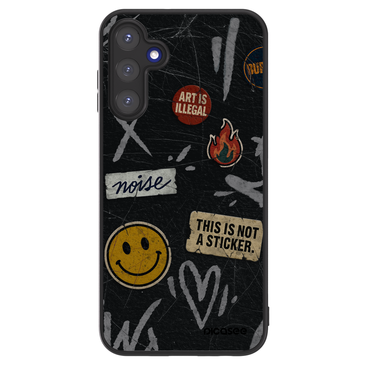 Picasee ULTIMATE CASE Samsung Galaxy A15 A155F 4G - készülékre - STICKERS x TAGS