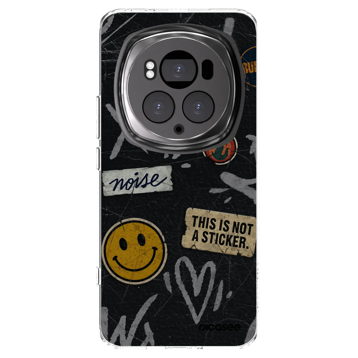 Picasee átlátszó szilikon tok az alábbi mobiltelefonokra Honor Magic6 Pro - STICKERS x TAGS