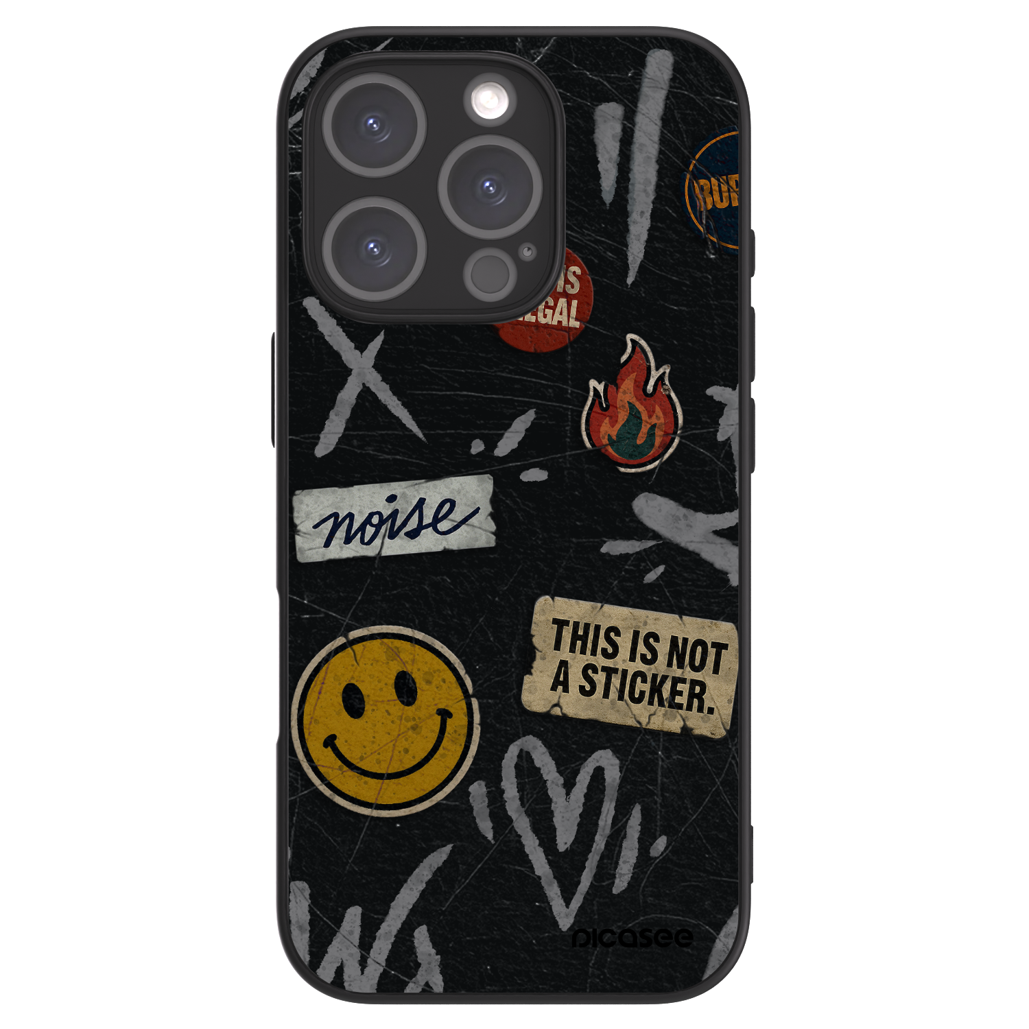 Picasee ULTIMATE CASE Apple iPhone 16 Pro - készülékre - STICKERS x TAGS